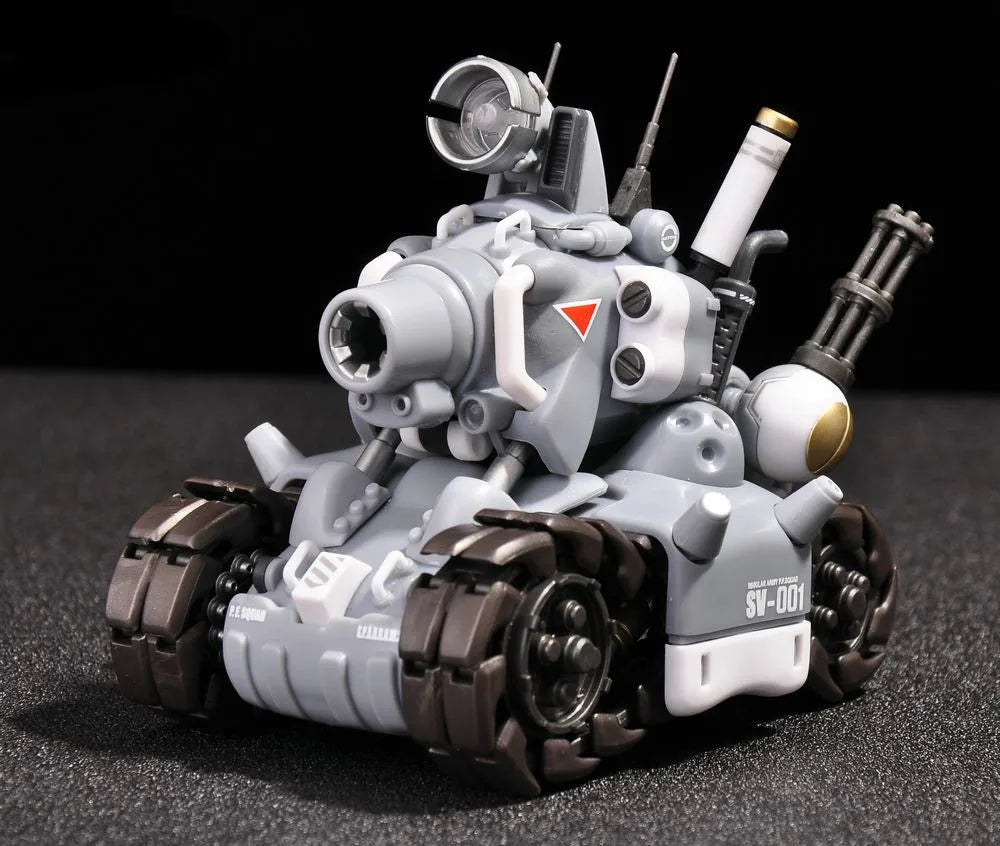 YH Metal Slug Super Vehicle SV-001 tank model movable inner structure Blue or Grey