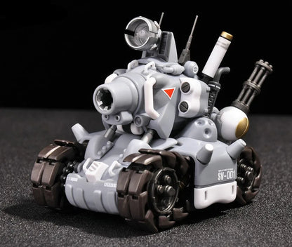YH Metal Slug Super Vehicle SV-001 tank model movable inner structure Blue or Grey