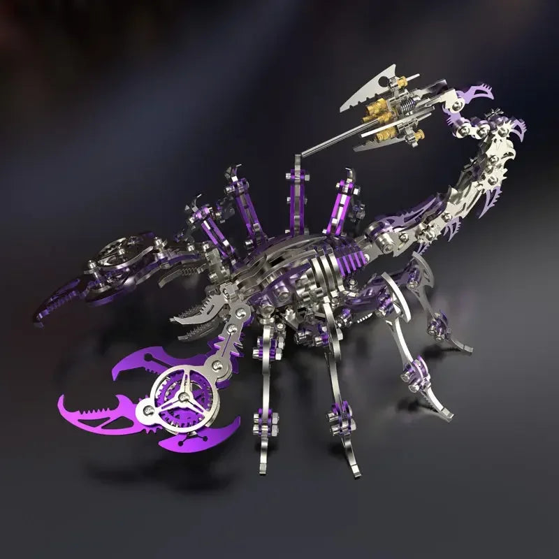 Scorpion King 3D three-dimensional metal puzzle building blocks assembly toy model insect machinery creative birthday gift