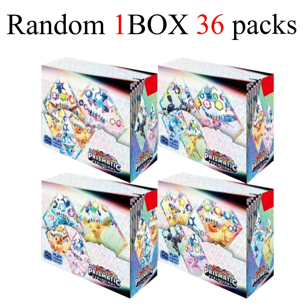 new model English 36 Packs Pokémon TCG: Scarlet & Violet Etsncelles Evoving Skies 151 BATTLE Flames Booster Box Battle  Card