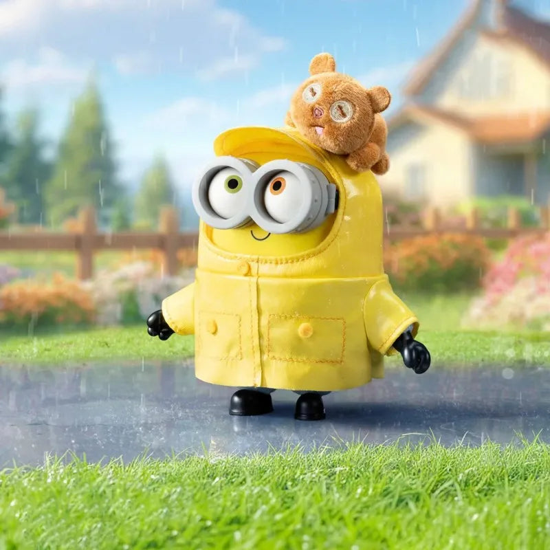 Hot New BOB&TIM Minions Better Together Series Anime Cute Cartoon Gifts Box Keychains Figure Model Trendy Toys Gifts