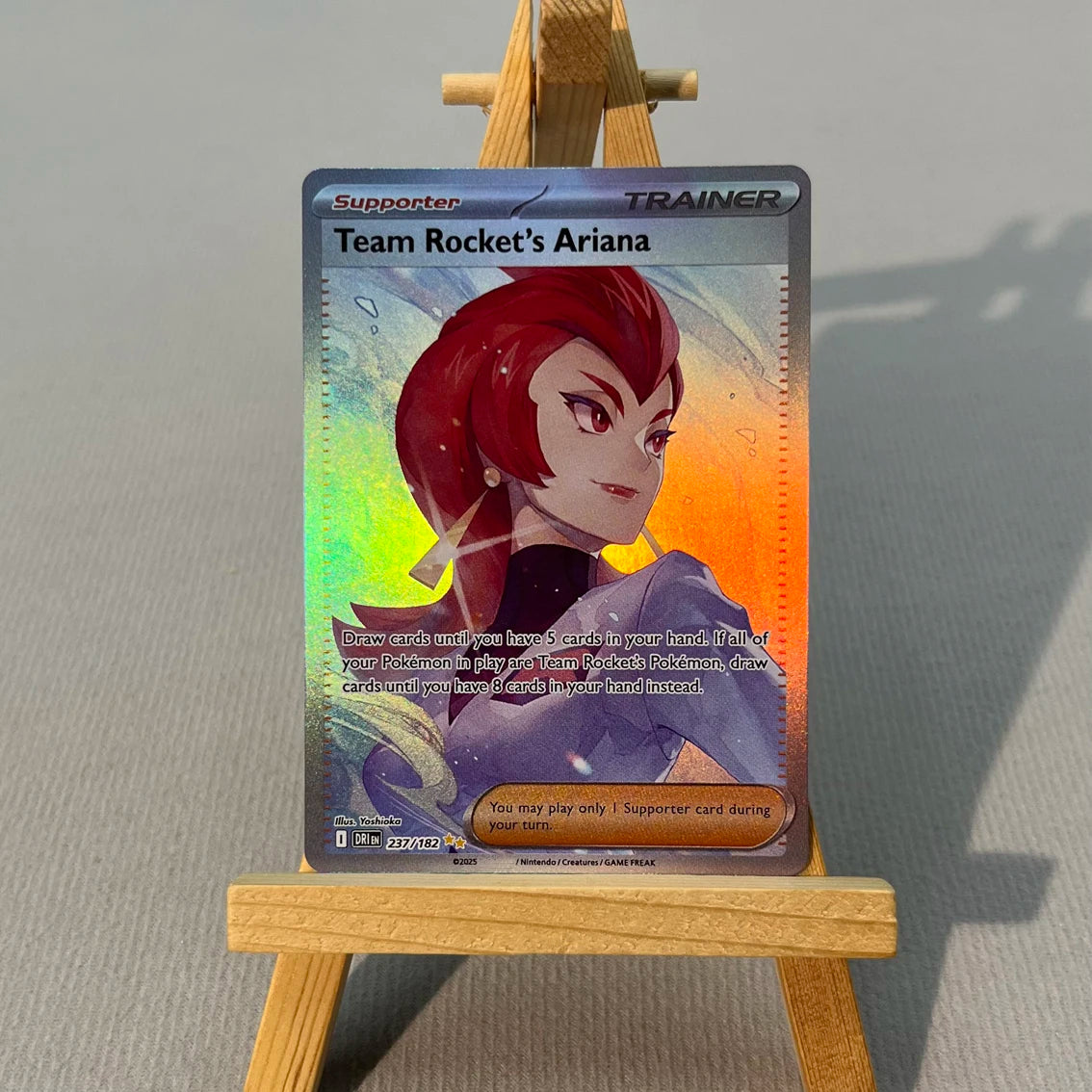 DRI PTCG4-001 Tcg proxy PKM Cards Misty's Psyduck Cynthia's Garchomp Rare Collection Battle Toys Gifts for Hobbies home play