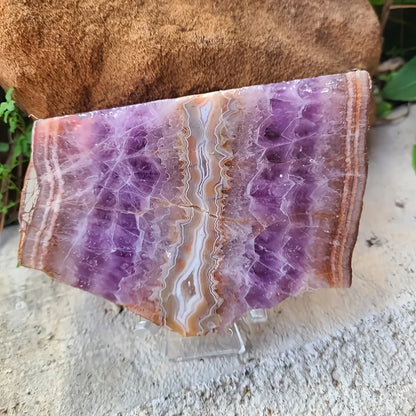 Unique amethyst lace slices with irregular shapes are perfect for home and office crystal decorations,crystal display
