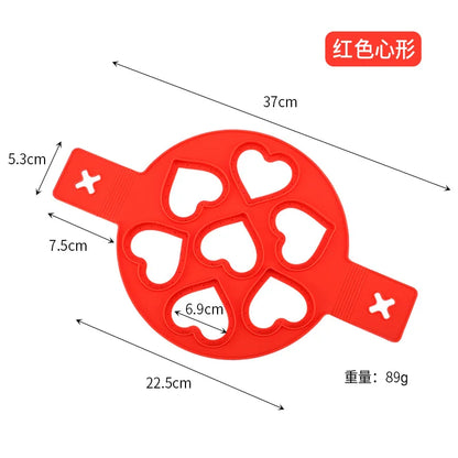 Silicone Egg Pancake Ring Nonstick Pancake Maker Mold Silicone Egg Cooker fried Shaper Omelet Moulds Kitchen Baking Accessories