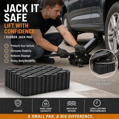 Upgrade Car Lift Rubber Jack Pad Blocker Jack Pad Shock-Absorbing Support For Car Jacks Lifting Equipment Elastic Blocks Accesso