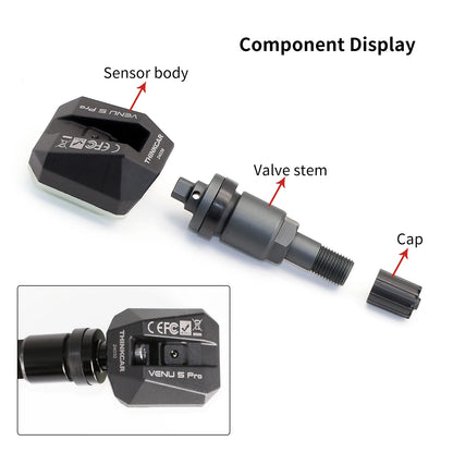 THINKCAR X431 VENU 5 Pro TPMS Sensor 315/433MHz Relearnable Tire Pressure Monitoring Sensor for THINKCAR VENU 90