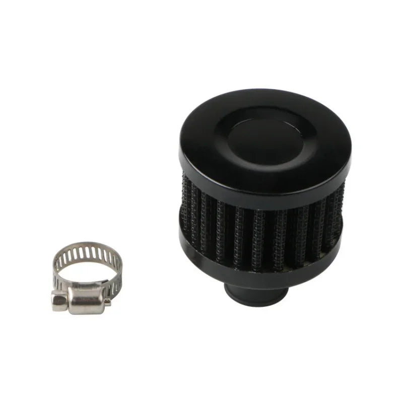 R-EP Car Air Filter 12mm 25mm for Motorcycle Cold Air Intake High Flow Crankcase Vent Cover Mini Breather Filters Universal
