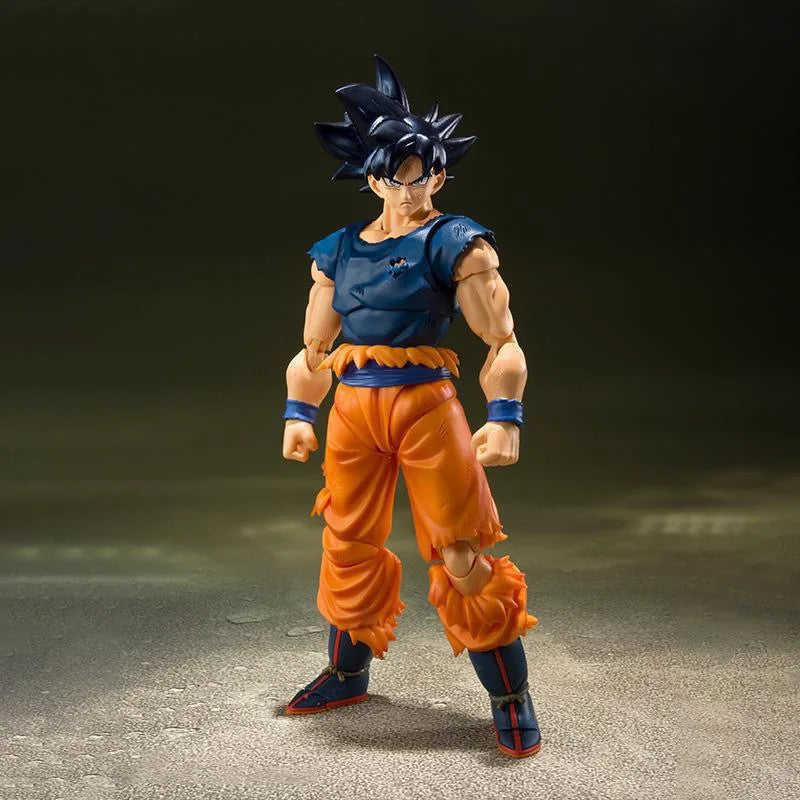 SHF Dragon Ball Figures Super Son Goku Migatte No Goku Kizashi Action Figure GBZ Joint Movable Collection Model Doll Toys Gift