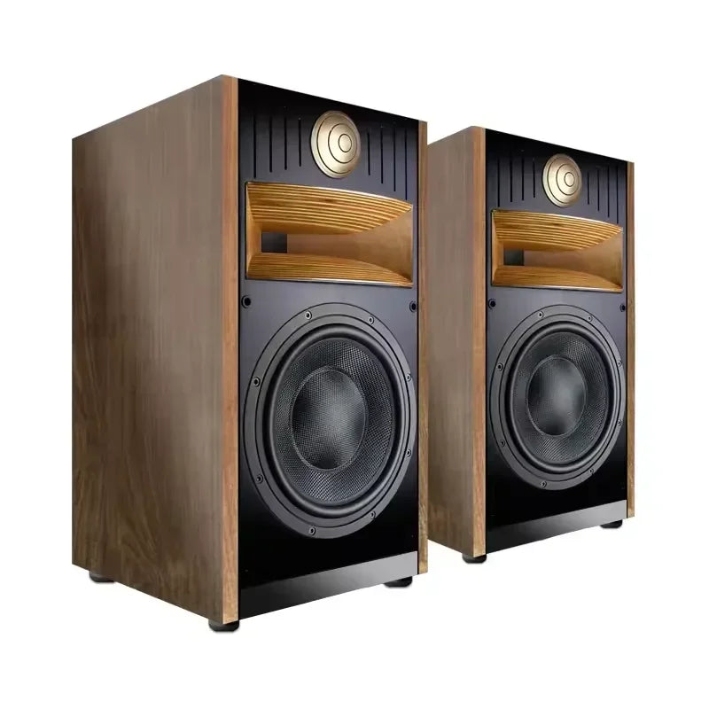 A pairCustom Styles-Xmsj-DF-A10 HIFI Speaker Bookshelf Speaker Wooden Case Passive None-Battery Lossless