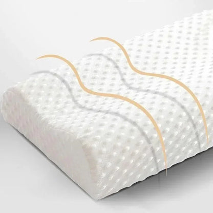 1pc Sleeping Memory Foam Pillow Cervical Massage Pillows Natural Orthopedic Pillow Home Supplies Replacement With Pillow Cover