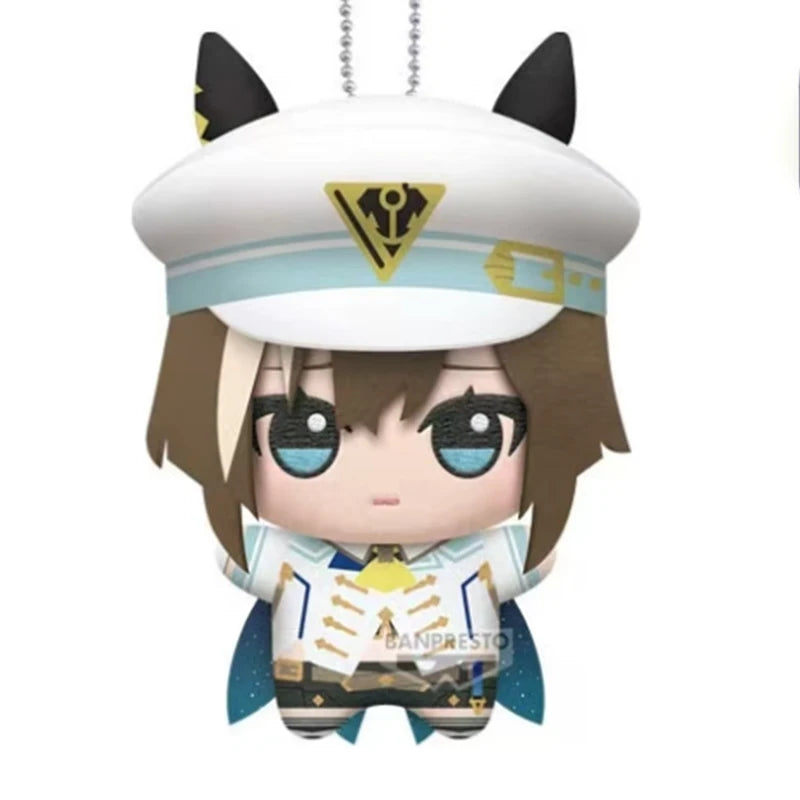 12cm New Uma Musume Pretty Derby Plush Toys UMPD Kitasan Black Almond Eye Anime Game Character Merchandise Keychain For Fan Gift