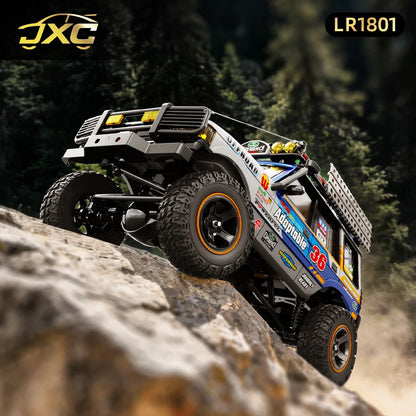 JXC LR1801 1/18  RC Car 4WD 2.4G Remote Control Car Full Proportion Dual Speed Simulation LED Climbing Off-road RC Toy As Gift
