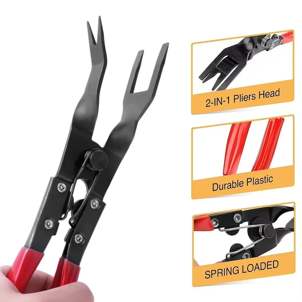 Car Trim Clip Removal Pliers AutoHeadlight Removal Installation Repair Tool Van Door Panel Fastene Dash Clips Remover Tool Kit