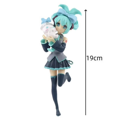 Hot Kawaii Girl Hatsune Miku Anime Figure Fashion Subclture Miku Action Figure Birthday Gift PVC Collection Model Doll Toys