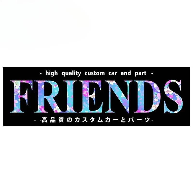 Custom OEM PVC JDM Slap Sticker Vinyl Car Wrap Decal for Trunk Windows Motorcycle Campervan Decor EARLFAMILY