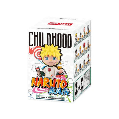 POPMART Naruto Shippuden Childhood Series Blind Box Toys Mystery Box Mistery Caixa Action Figure Genuine Original Surprise Box