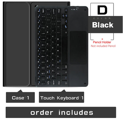 Keyboard Wireless Mouse Magic For iPad Pro 13 11 Case M5 M4 2026 M3 Air 13 11 5 4 10.2 9 8 7 Generation Case Bluetooth Keyboard