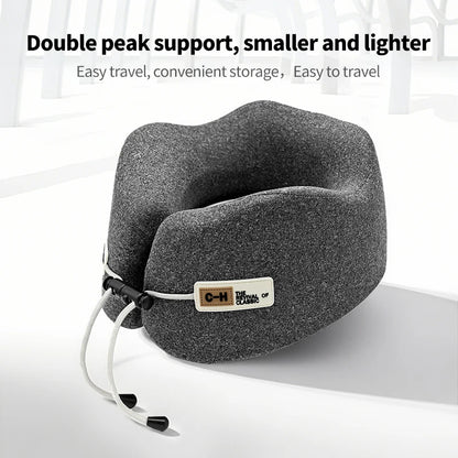 Memory Foam U-Shaped Pillow Travel Neck Support Sleeping Pillow Shoulder Rest U-Cushion Airplane Trip Neck Pillow