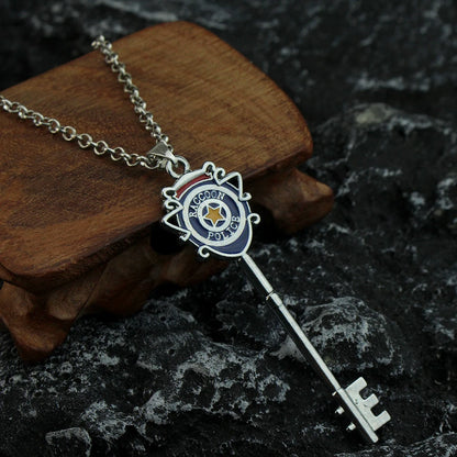 Residents Evils Key Chain Adornment Gifts Car Keychain Toy Umbrella Corporation Sublimation Blank Keyring Edc Necklace Jewelry