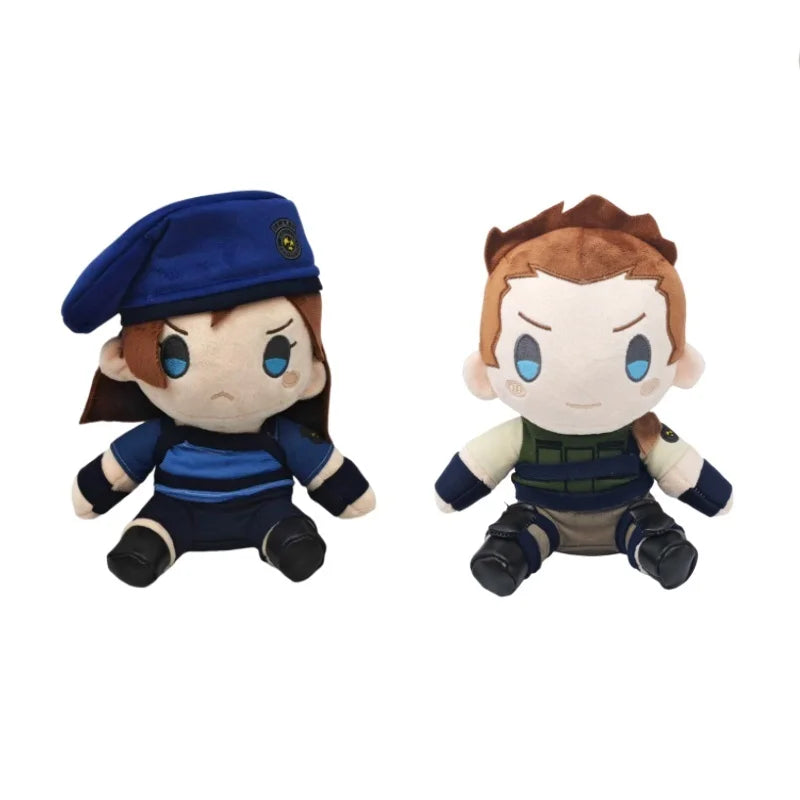 【In Stock】HOT Game Resident Evil Jill Valentine Plush STARS Captain Wesker Plush Anime Chris Leon Scott Kennedy Plush Fans Gift