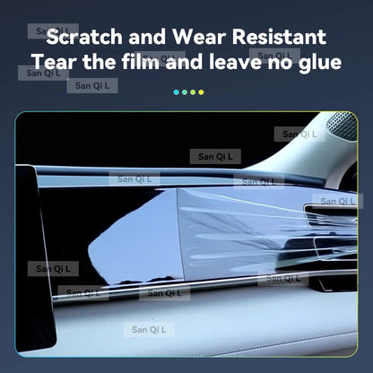 For TOYOTA Land Cruiser 2023-2025 TPU Car Navigation Screen Film Gearbox Protective Sticker Anti-scratch Interior Accessories