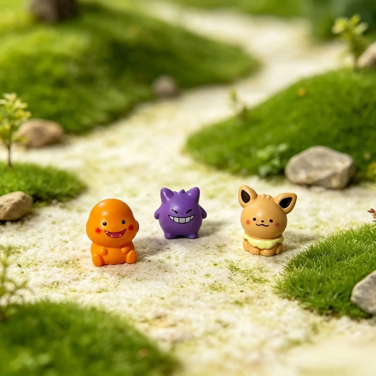 6pcs Pokemon Pocket desktop Ornaments, Cute Anime Character Figurine Set, Collection Decoration, Fan Surprise Products