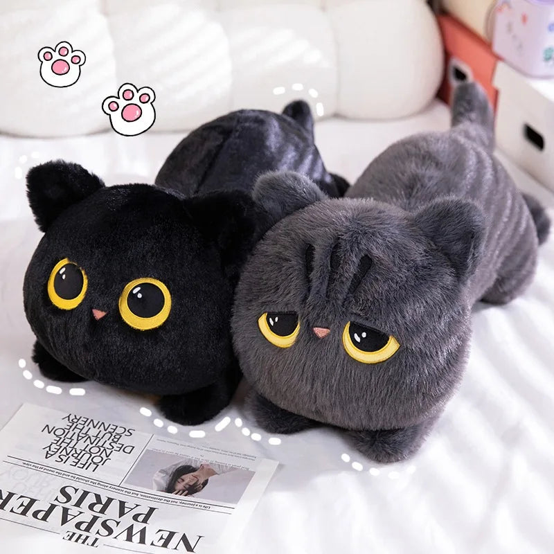Adorable New Plush Cat Toy - Super Cute Kitty Pillow, Bed Hugger, Sleeping Blanket Doll, Birthday Gift for Kids