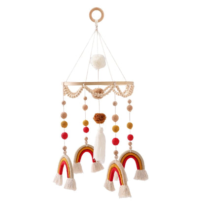 Let's Make Baby Rattle Toy 0-12 Months Wooden Mobile Newborn Music Box Bed Bell Hanging Toys Holder Bracket Infant Crib Toy Gift