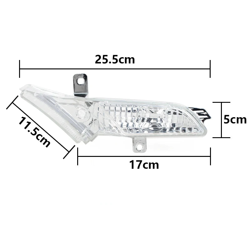 For Porsche Cayenne 2007 2008-2010 Car Right Left Plastic Clear Front Side Marker Lights Signal Lamp 95563103501 95563103601