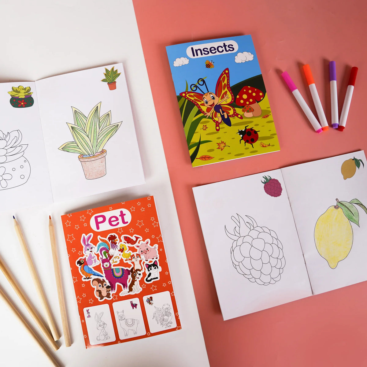 12Pcs/Set Children's Graffiti Drawing Coloring Book for 3-5Year Baby Learn To Draw Early Educational Interactive Preschool Toys
