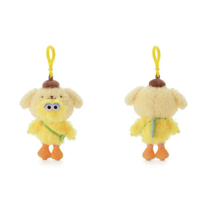 Enlightenment Cartoon Plush Keychain Cute ELMO Cookie Monster School Bag Pendant Big Bird Oscar Soft Stuff Accessories For Fans