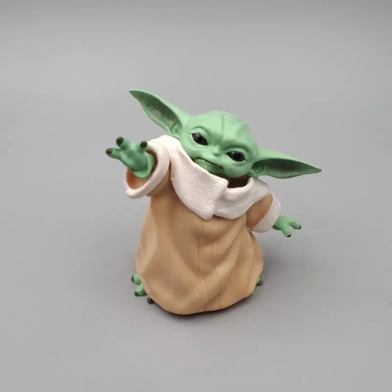 Anime Wars Yoda Baby Anime Movable Action Figure Kawaii Model Desktop Decoration Trendy Toys Festival Surprise Gifts For Fans