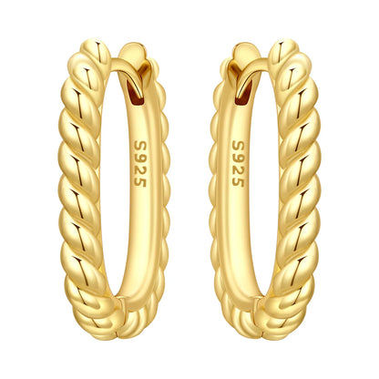 Original 925 Sterling Silver Planet Starlight Earrings Fashion 18K Gold Hoop Earring for Women Piercing Jewelry Aretes Gifts