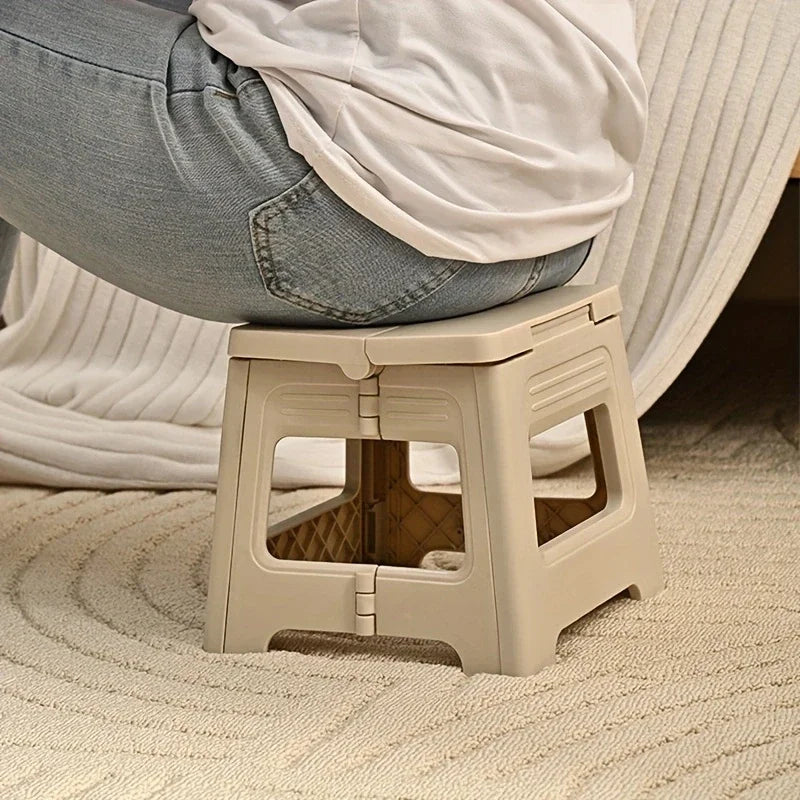 New Lightweight Space Thickened Folding Stool, Portable Home Outdoor Camping, Magza Fishing, Simple and Integrated Design