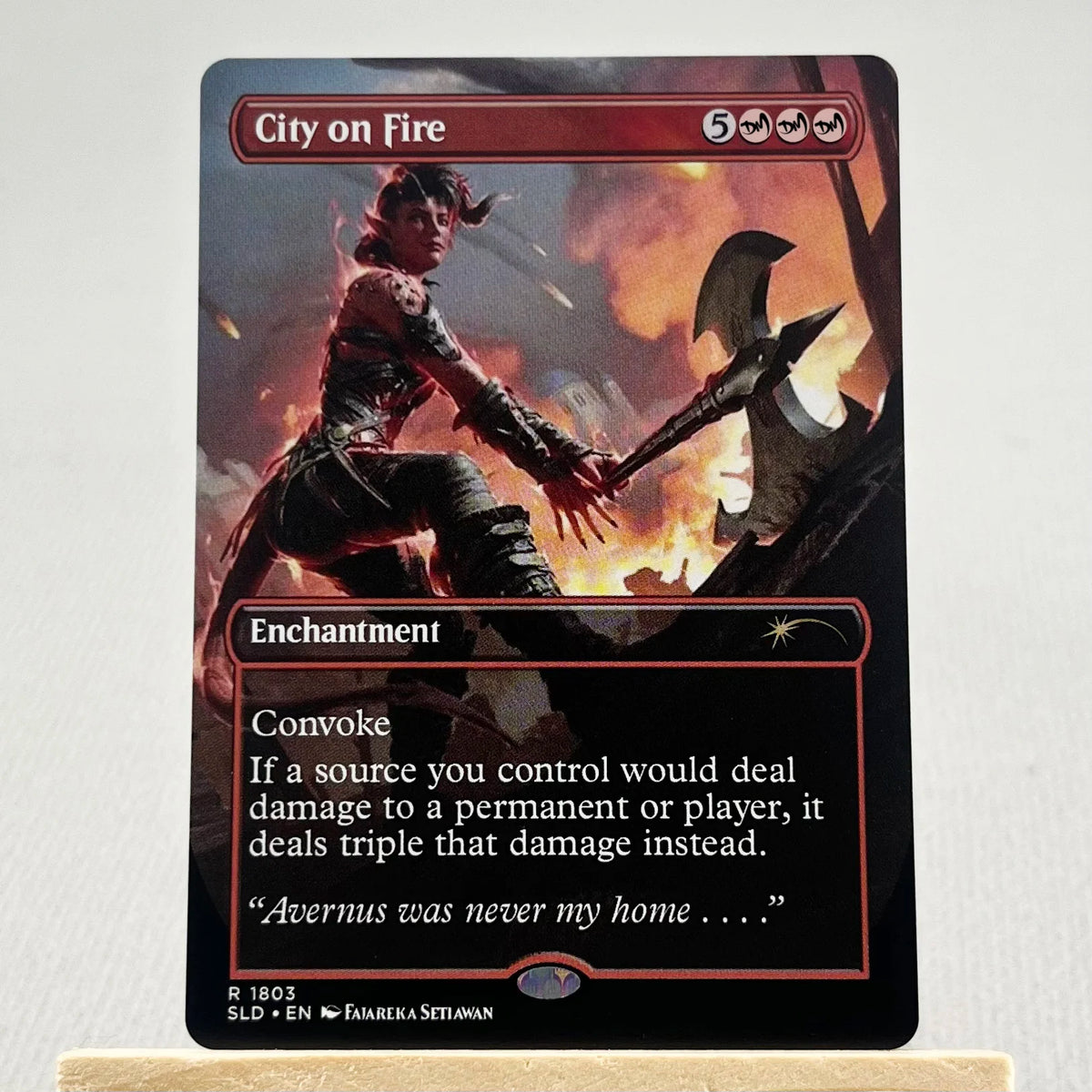SLD HOLO19//001 Demonic Tutor Proxy Cards  Iron Maiden Sol Ring Arcane Signet Home Play Fierce Guardianship Nekusar The Mindra