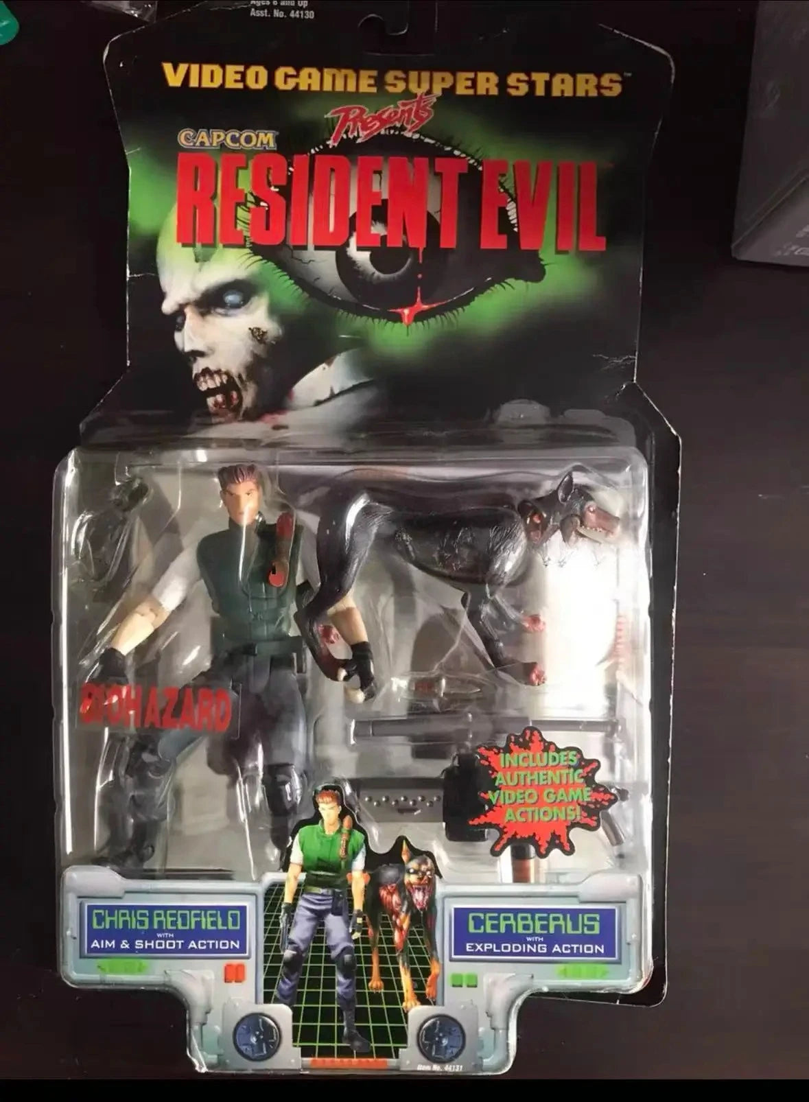 Original Toybiz Resident Evil Leon Claire Tyrant Chris Hank William Tyrant Action Figure Doll Toy for Boys Children's