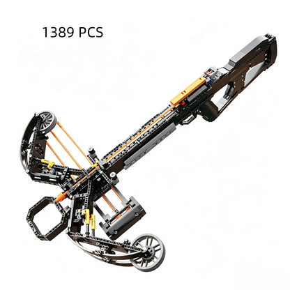 66187 Mechanical Crossbow Tech Model Boys Educational DIY Assembly Building Blocks Toy Gift