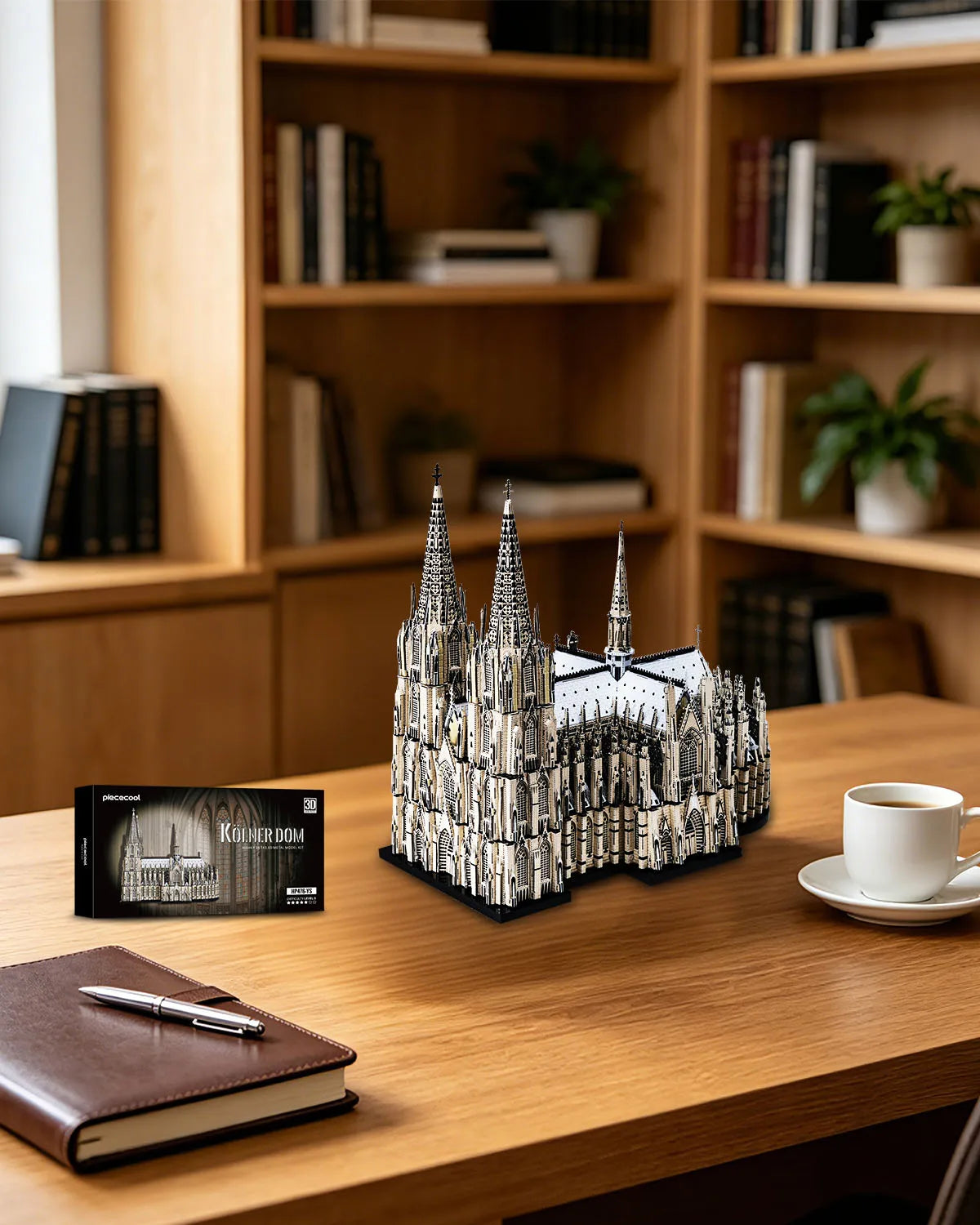 Piececool 3D Metal Model Kits Kölner Dom 3D Puzzles for Adult Building Blocks Jigsaw DIY Craft for Home Decor Best Gifts