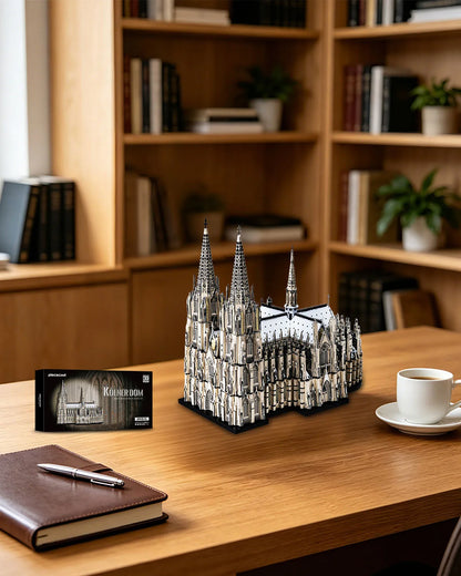 Piececool 3D Metal Model Kits Kölner Dom 3D Puzzles for Adult Building Blocks Jigsaw DIY Craft for Home Decor Best Gifts