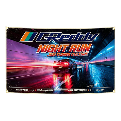 60x90cm 90x150cm 120x180cm GReddys JDM Racing Flag Tapestry Banner Japanese Auto Modify Garage Wall Hanging Flag Decor