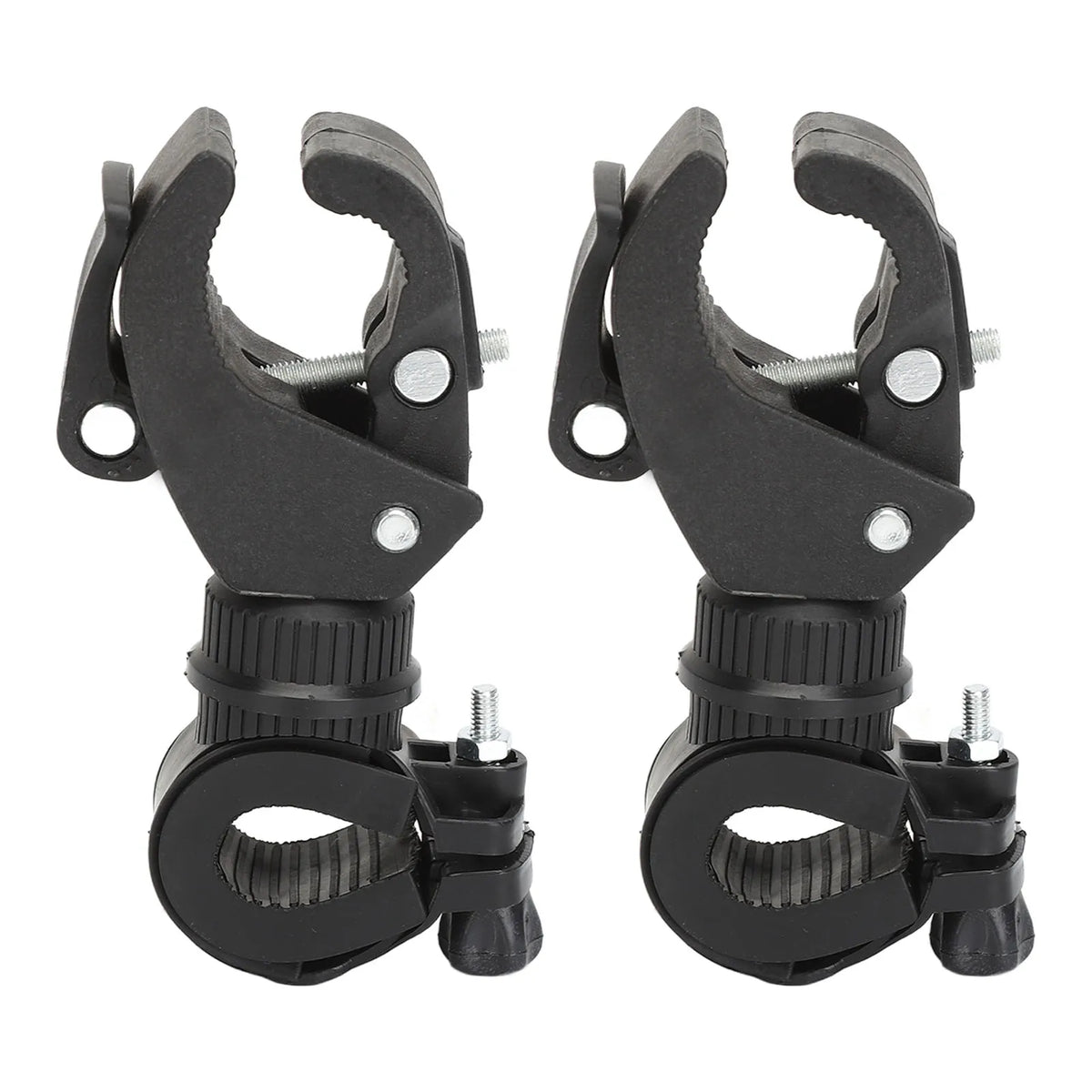 2 Sets Cane Holder 360 Degrees Rotating Universal Crutch Walking Stick Bracket Accessories for Wheelchair
