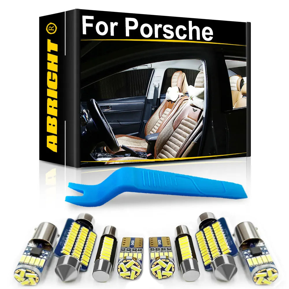 For Porsche Cayenne 9PA 955 957 958 Cayman Boxster 986 987 981 911 996 997 Panamera 970 Macan GT RS Car Interior LED Light