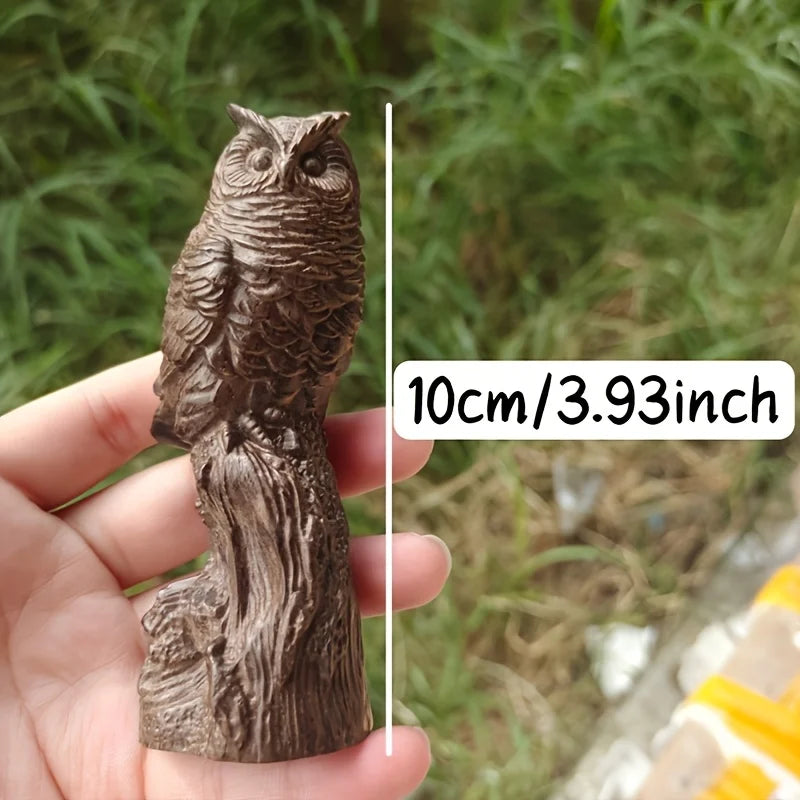 Hand-Carved Wooden Zen Buddha Statue Ornaments, Suitable for Living Room Decorations, Gift-Giving, and Home Decor in the Entryway, Solid Wood Handicrafts