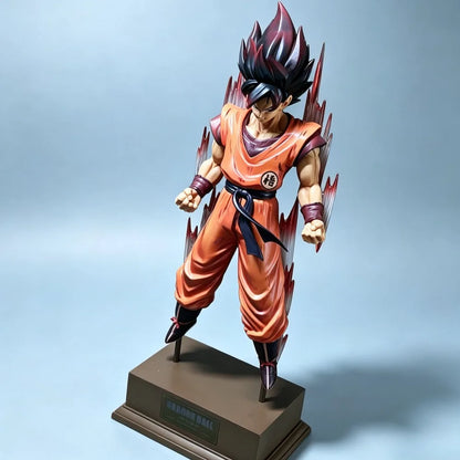 37cm/14.57in Anime Dragon Ball Z Figure Kaiouken Goku Action Figures Pvc Statue Desktop Ornamen Collection Model Toys Gifts
