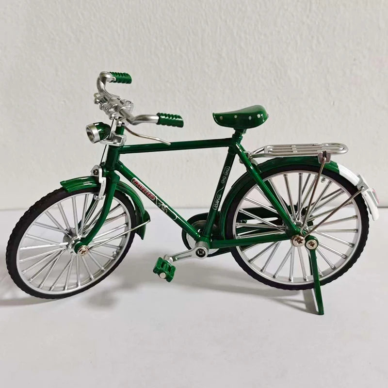 Simulation Retro 28 metal die-cast bicycle model 1:18 Mini Alloy Bicycle Model Creative DIY home Decoration crafts Adult Fun Toy