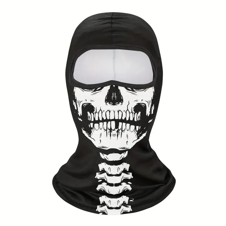 1pc  Face Mask Clown Ghost Skull Mask, Breathable Windproof, UV Sun Dust Protective Full Face Cover For Summer Sprin