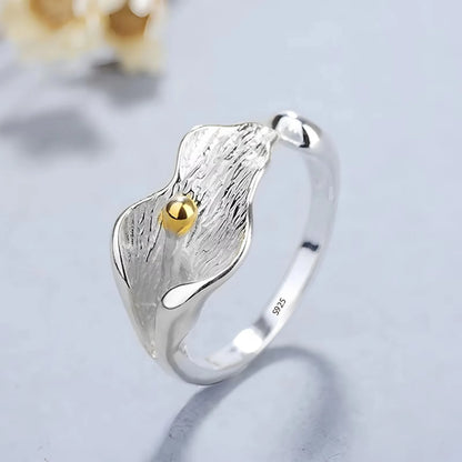 PANJBJ 925 Sterling Silver Geometry Crystal Ring For Women Ellipse Exaggerated Punk Water Drop Open Jewelry Gift Dropshipping