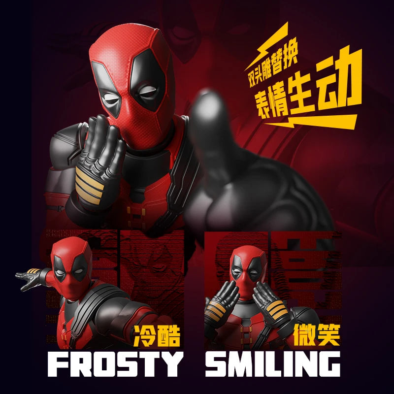 BLOKEES Original 2024 Deadpool & Wolverine Friend Deadpool 3 X-Men CLASS Version Action Figure Assembled Movie Model Toys Gift