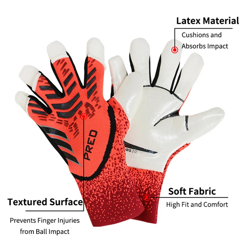 2025 Falcon 6th Gen Sea Wolf Full Finger Soccer Goalkeeper Gloves, Adult Match & Training Goalie Gloves - Pro Quality