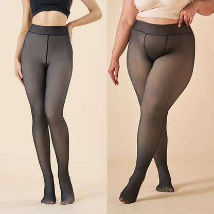 Thermal Stockings Woman Tights Sexy Winter Warm Pantyhose Translucent Slim Thicken Tights Elastic Pantyhose Female Leggins
